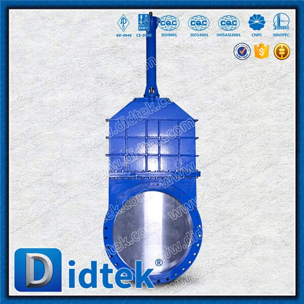 DN1200 Wafer Tige nue ISO 5210 Valve de porte de couteau