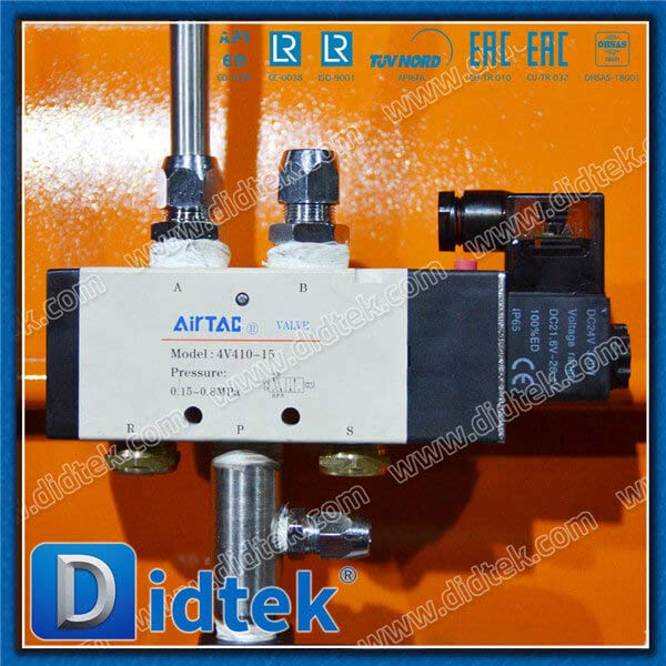 Alliage en acier WC6 Single Spring Return Pneumatic Gate Valve