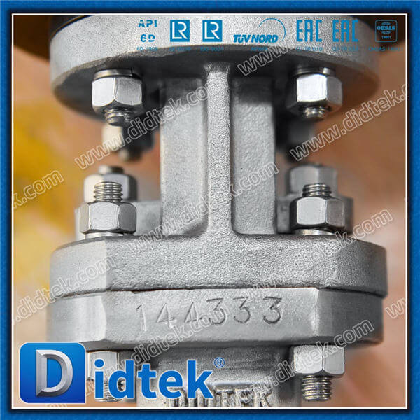 Triple décalage de la plaquette papillon Valvedn80 CF8M