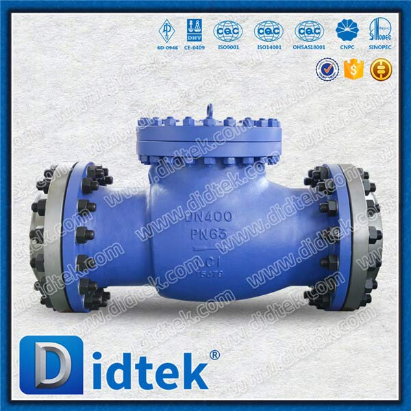 Din Swing Valve à contre-courant DN400 PN63