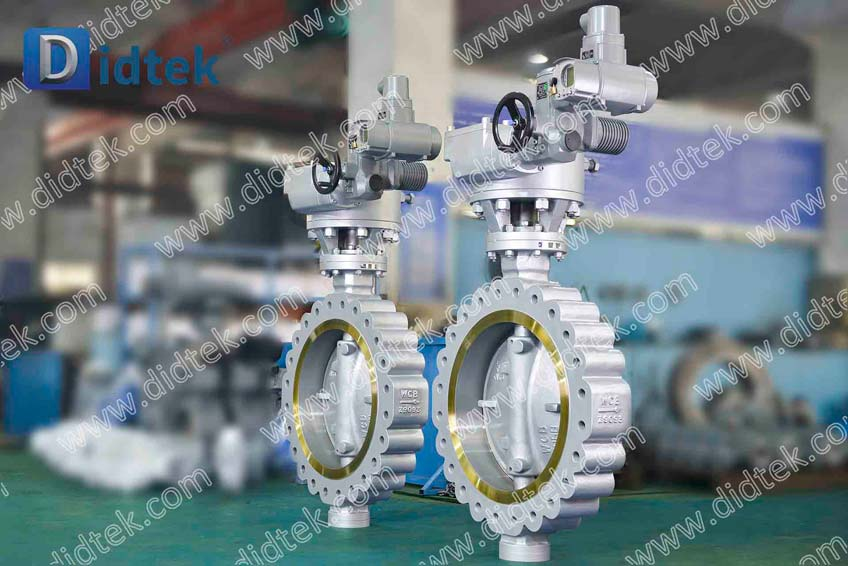 Diditek Auma Electric SA10.2-B125 Triple Offset Butterfly Valve