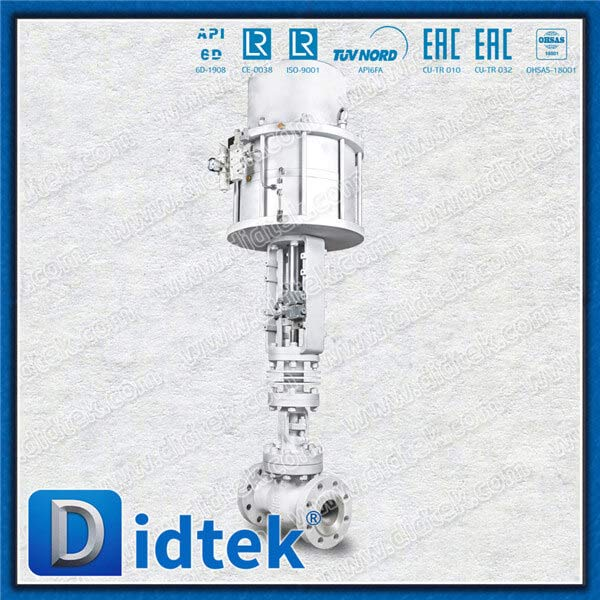Vapeur WC6 3 '' Valve de globe à bride pneumatique