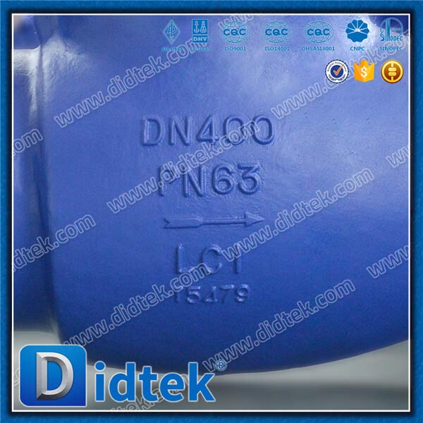 Din Swing Valve à contre-courant DN400 PN63