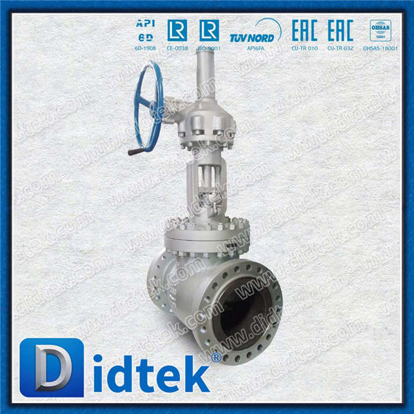 Acier coulé A216 WCB GEAR OP OP Balance Disc Globe Valve