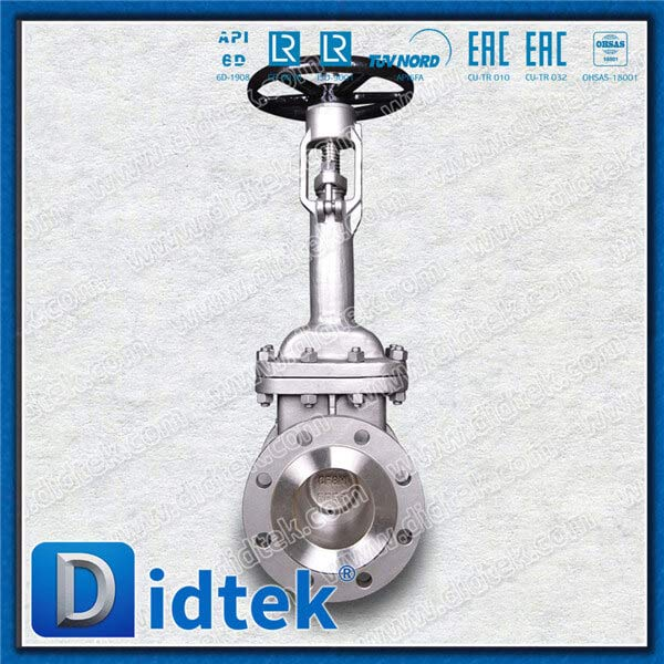 API600 -52 ℃ Vanne de porte cryogénique avec garniture de matériau A351-CF8m n ° 10