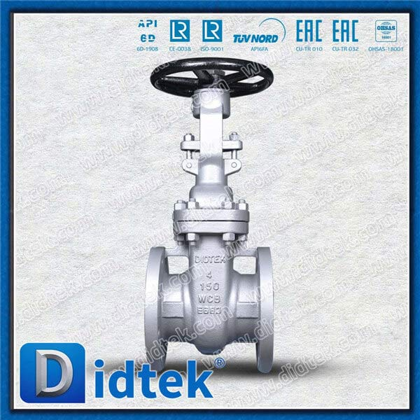 Acier coulé 4 'WCB Hand Wheel Brid Gate Valve