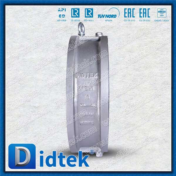 Valve de contre contrôle de la plaque à double plaque dure du siège STL