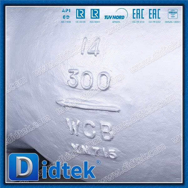 Industrie du papier 14 '300 lb WCB Globe Valve