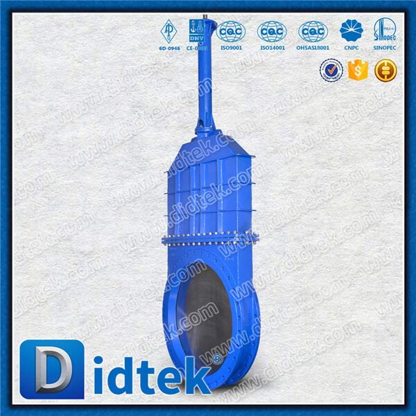 DN1200 Wafer Tige nue ISO 5210 Valve de porte de couteau