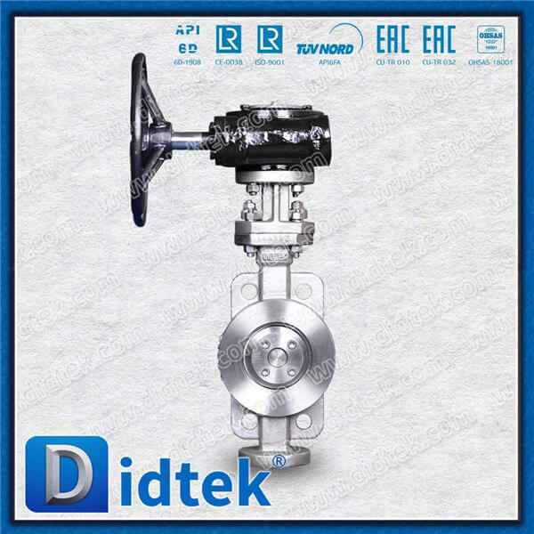 Triple décalage de la plaquette papillon Valvedn80 CF8M