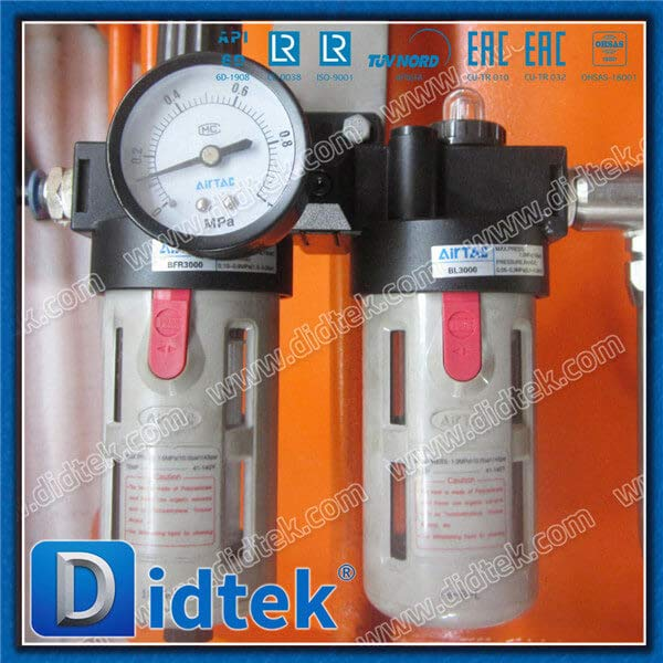 Alliage en acier WC6 Single Spring Return Pneumatic Gate Valve