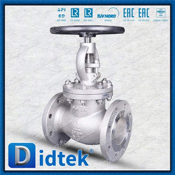 Turbine à gaz SS316L CF3M Globe Valve