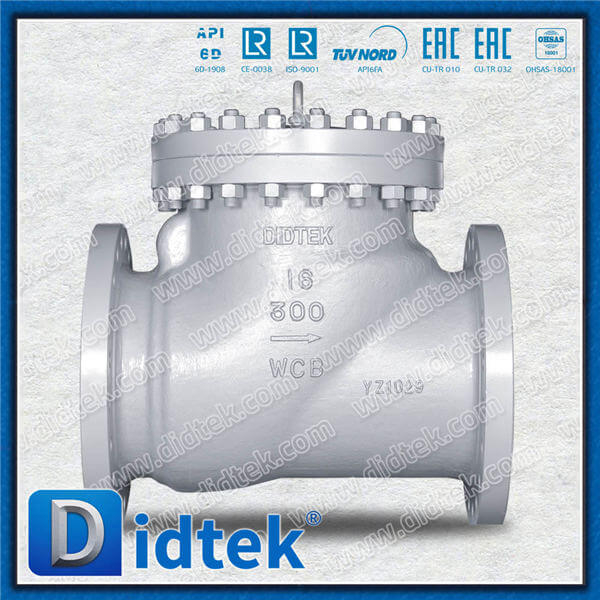 API6D Full Open Full Full Bore ANSI Class 300 Swing Valve de balançoire