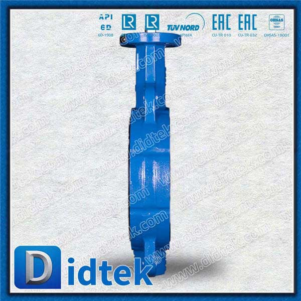 PTFE scellant le fer ductile GGG40 Valve de papillon concentrique