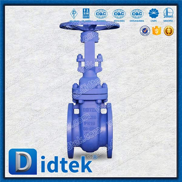 DIN GATE VALVE-DN125, GS-C25, roue à main, bride