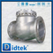 S32760 6A 16 '' Abritique à bride Soutrage renouvelable Valve de contre contrôle de swing horizontal d'ouverture complète
