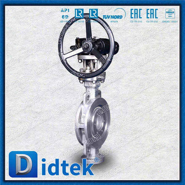 Triple décalage de la plaquette Buttaerfly Valve DN150 CF8M