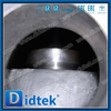 Robinet d'arrêt sphérique de roue de main de l'industrie chimique solides solubles CF8M 316
