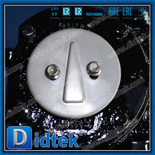 Triple décalage de la plaquette papillon Valvedn80 CF8M