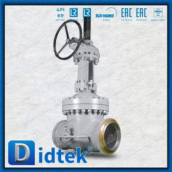 Steam BW 18 '' Vanne de porte WCB avec contournement