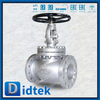 Robinet d'arrêt sphérique de roue de main de l'industrie chimique solides solubles CF8M 316