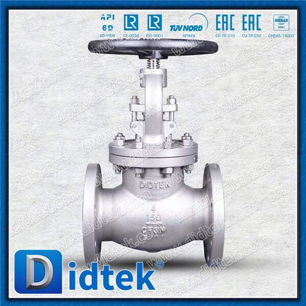 Turbine à gaz SS316L CF3M Globe Valve