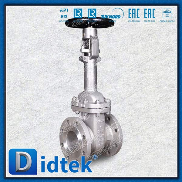 API600 -52 ℃ Vanne de porte cryogénique avec garniture de matériau A351-CF8m n ° 10