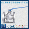Tige flottante posée par métal d'acier inoxydable DIN/EN anti-éruption de robinet à tournant sphérique