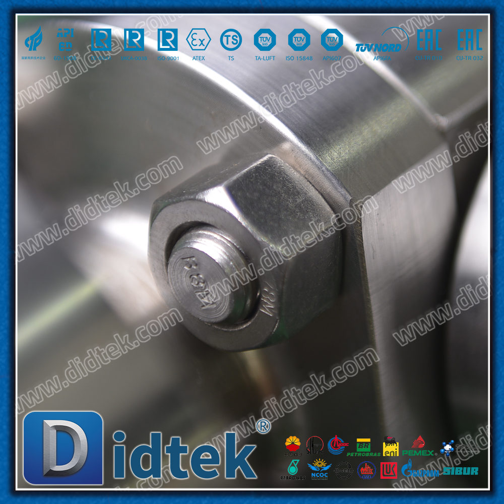 Robinet à bille flottant forgé haute pression RF duplex en acier inoxydable Class1500 F51