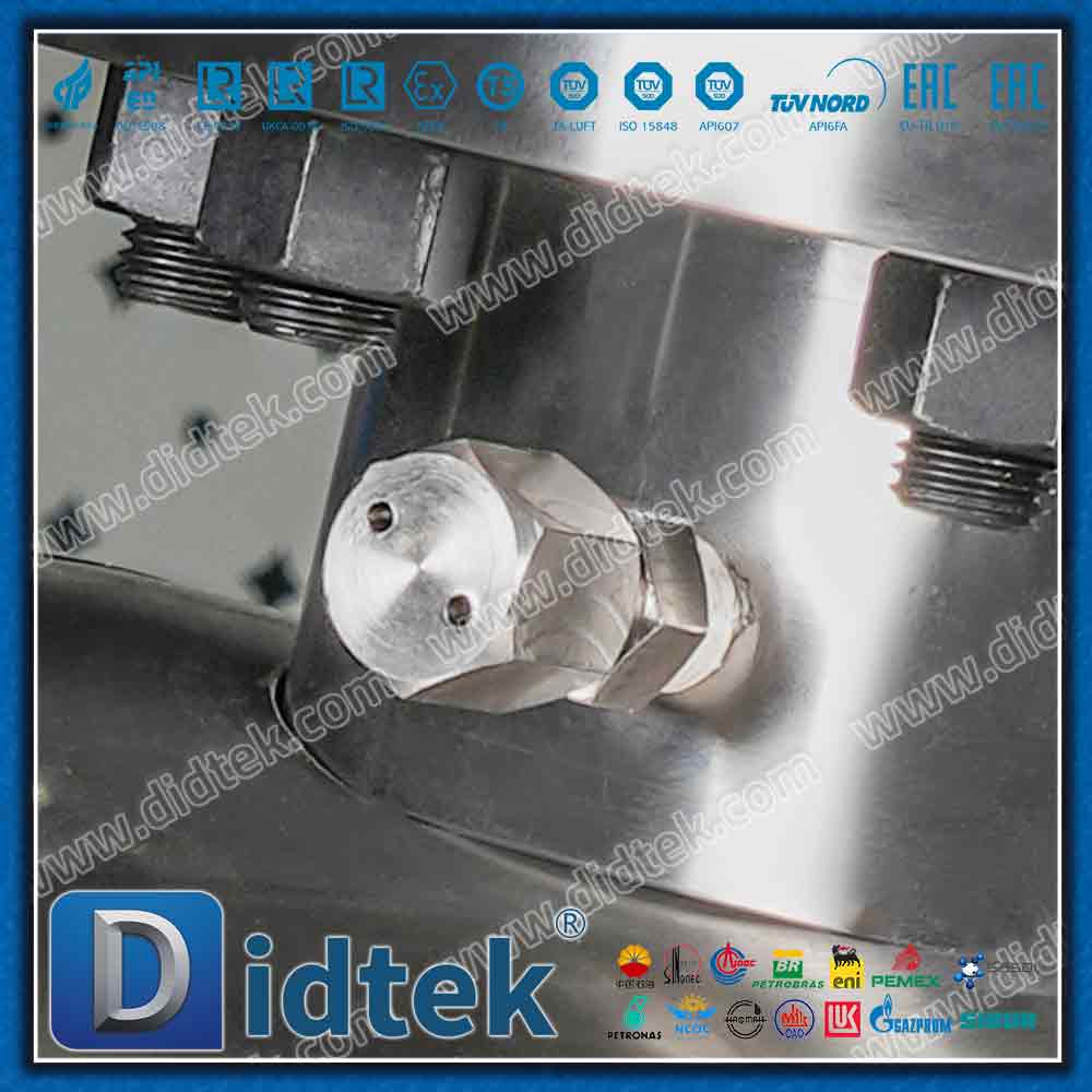 Inconel Alloy625 joint à lèvre Elgiloy tourillon robinet à tournant sphérique