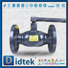 Robinet à bille entièrement soudé en acier inoxydable SS304, joint souple PTFE ST37.8