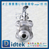 Valve en acier forgée de connexion d'extension F304 de 3 morceaux avec le dispositif de verrouillage