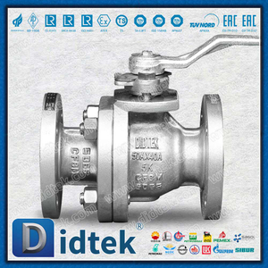 Robinet à tournant sphérique flottant à siège en PTFE JIS 5K à alésage réduit