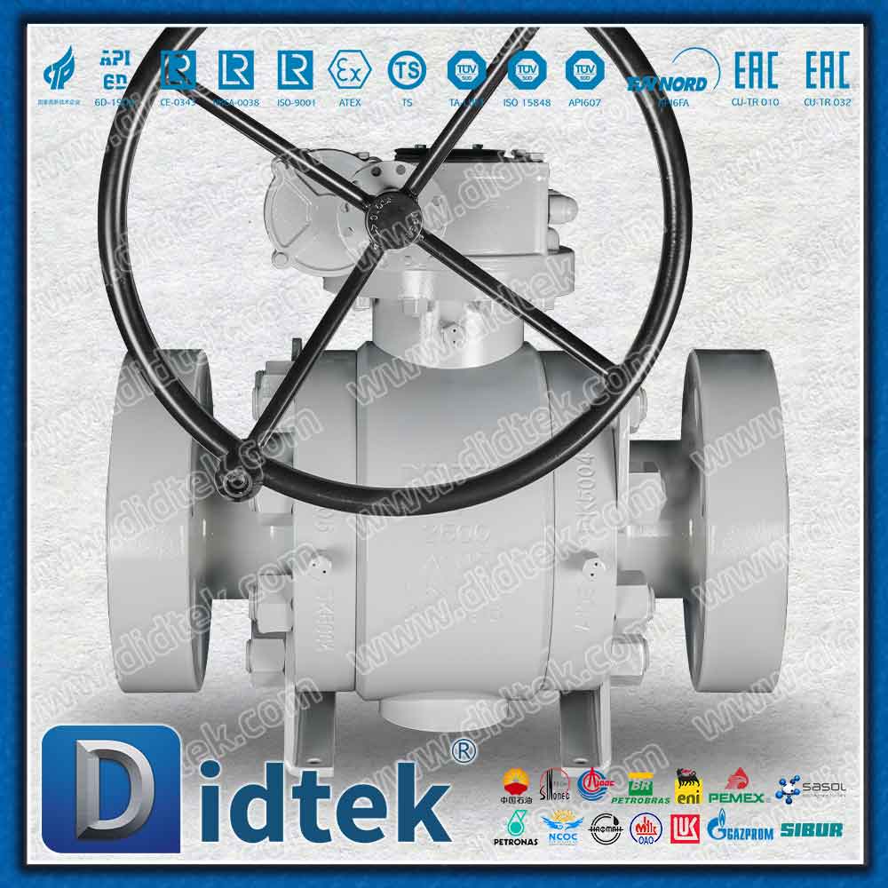 Robinet à bille en acier forgé haute pression 2500LB pour injection d'eau