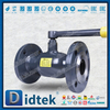 Robinet à bille entièrement soudé en acier inoxydable SS304, joint souple PTFE ST37.8