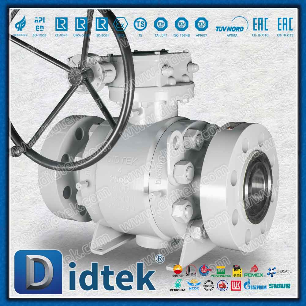 Robinet à bille en acier forgé haute pression 2500LB pour injection d'eau