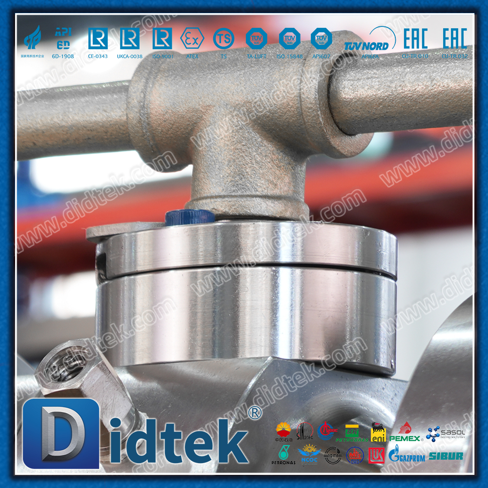 Didtek Necking Double-Direct Lip Special Alliage Inconel 825 Tourillon Ball Valve