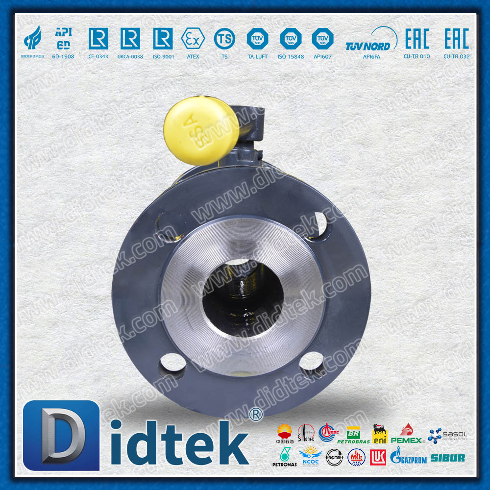 Robinet à bille entièrement soudé en acier inoxydable SS304, joint souple PTFE ST37.8