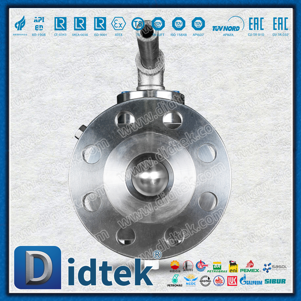 Didtek Necking Double-Direct Lip Special Alliage Inconel 825 Tourillon Ball Valve