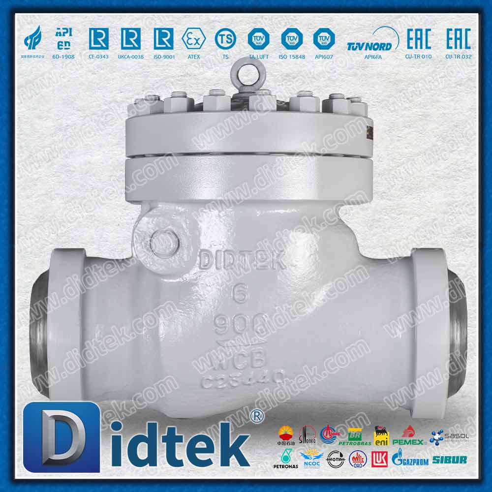 Clapet anti-retour &agrave; battant API 6D 900LB avec connexion BW