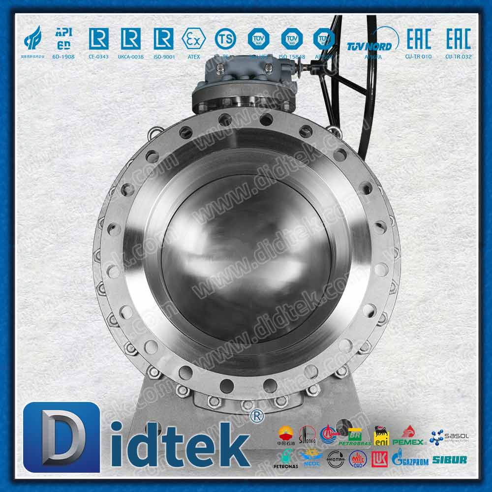 LF2 + Inconel 625 Overlay avec robinet à tournant sphérique à tourillon à joint à lèvres en PTFE Elgiloy