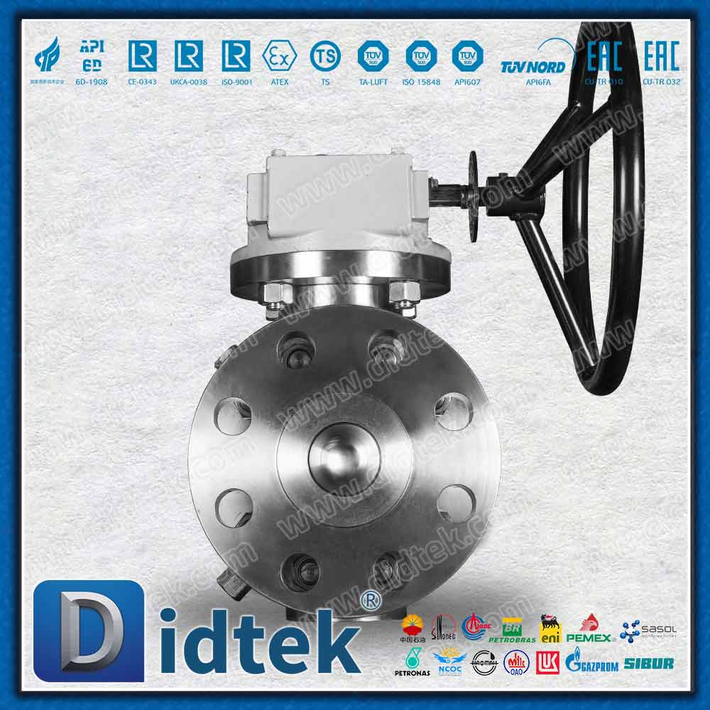 Robinet à tournant sphérique forgé par classe F51 1500 avec cachetage de PEEK