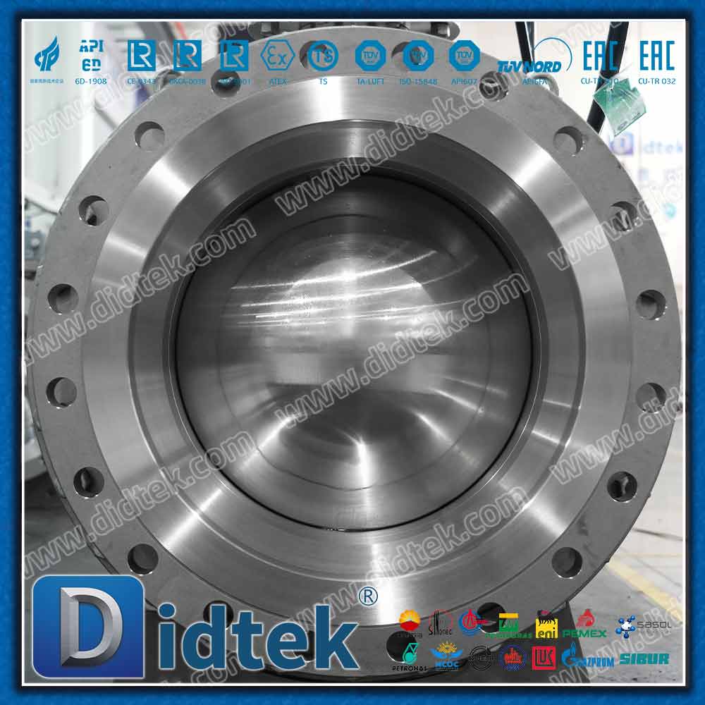 LF2 + Inconel 625 Overlay avec robinet à tournant sphérique à tourillon à joint à lèvres en PTFE Elgiloy