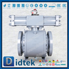Robinet à tournant sphérique hydraulique pneumatique marin pour l'ingénierie offshore