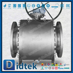LF2 + Inconel 625 Overlay avec robinet à tournant sphérique à tourillon à joint à lèvres en PTFE Elgiloy