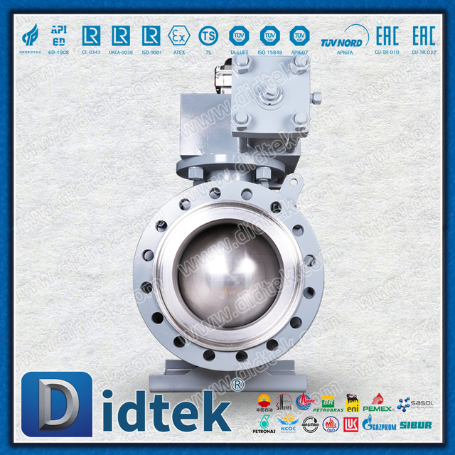 Robinet à tournant sphérique hydraulique pneumatique marin pour l'ingénierie offshore