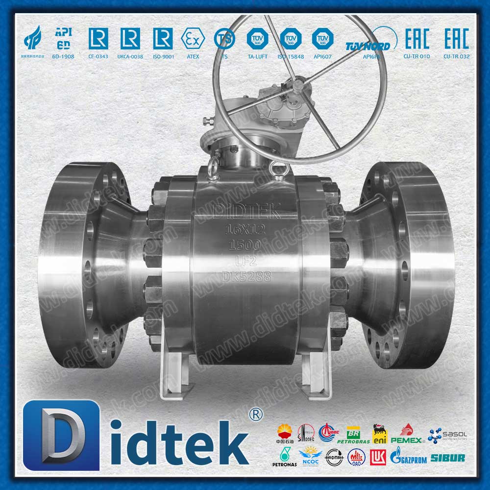 Robinet à tournant sphérique à haute pression de joint de lèvre de recouvrement d'Inconel 625 pour l'ingénierie maritime
