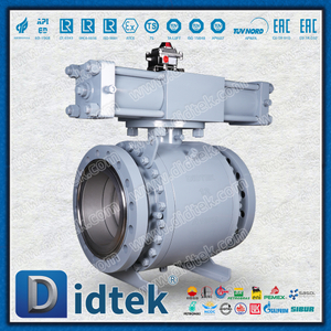 Robinet à tournant sphérique hydraulique pneumatique marin pour l'ingénierie offshore