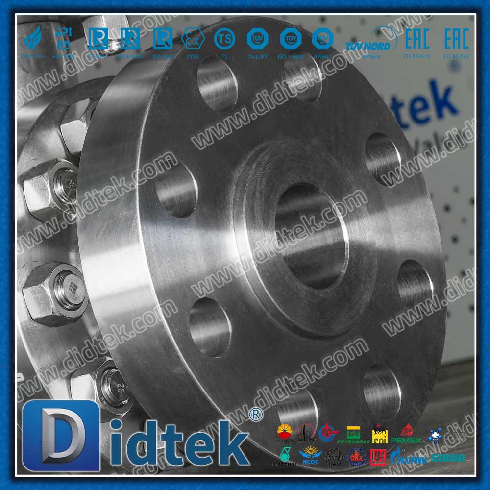 Robinet à tournant sphérique forgé par classe F51 1500 avec cachetage de PEEK