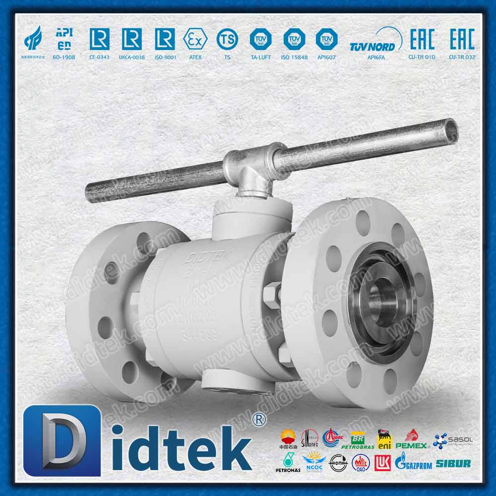 Robinet à bille à tourillon Inconel 825